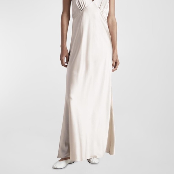 NWT Kate Young x Splendid Sleeveless Stretch Silk Maxi Dress - size Large - Picture 5 of 7